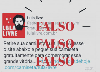 Campanha Lula Livre acusa oposição de enviar mensagens falsas para apoiadores de Lula